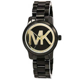 Michael Kors Runway Black Dial Black Steel Strap Watch for Women - MK6057