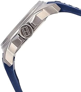 Tommy Hilfiger Windsurf White Dial Blue Rubber Strap Watch for Men - 1791113