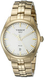 Tissot T Classic PR 100 Quartz White Dial Gold Steel Strap Watch for Men - T101.410.33.031.00