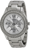 Fossil Stella Silver Dial Silver Steel Strap Watch for Women - ES3588