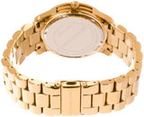 Michael Kors Runway Quartz Gold Dial Gold Steel Strap Watch For Women - MK5852