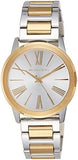 Michael Kors Hartman Quartz White Dial Two Tone Steel Strap Watch For Women - MK3521