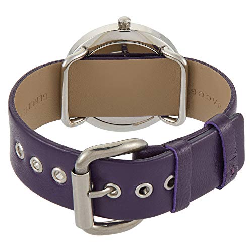 Marc Jacobs Marc Purple Dial Purple Leather Strap Watch for Women - MBM8530