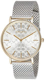 Coach Perry Silver Dial Silver Mesh Bracelet Watch for Women - 14503387