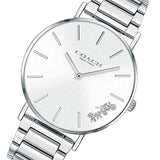 Coach Perry Silver Dial Silver Steel Strap Watch for Women - 14503344