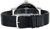 Calvin Klein Evan Black Dial Black Leather Strap Watch for Men - K7B211CZ