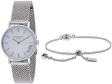 Coach Perry Silver Dial Silver Mesh Bracelet Watch for Women - 14503341