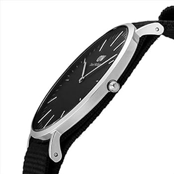 Daniel Wellington Classic Cornwall Black Dial Black Nylon Strap Watch For Women - DW00100149