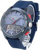 Tommy Hilfiger Digital Analog Blue Dial Blue Rubber Strap Watch For Men - 1791761