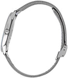 Calvin Klein Minimal Silver Dial Silver Mesh Bracelet Watch for Men - K3M2112Z