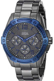 Guess Flagship Multifunction Chronograph Grey Dial Grey Steel Strap Watch for Men - W0601G1