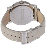 Burberry Heritage Grey Dial Beige Leather Strap Unisex Watch - BU1754