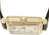 Marc Jacobs Vic Silver Dial Black Leather Strap Watch for Women - MJ1437