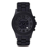 Marc Jacobs Pelly Black Dial Black Silicone Strap Watch for Women - MBM2567