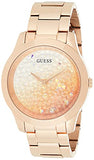 Guess Crush Rose Gold Dial Rose Gold Steel Strap Watch For Women - GW0020L3