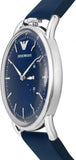 Emporio Armani Aviator Quartz Blue Dial Blue Leather Strap Watch For Men - AR11335