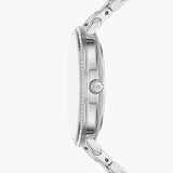 Michael Kors Pyper Blue Dial Silver Steel Strap Watch For Women - MK4671