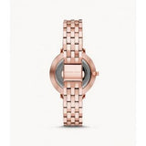 Michael Kors Pyper Three-Hand Rose Gold Dial Rose Gold Steel Strap Watch For Women - MK3897