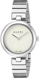 Gucci Diamantissima Quartz White Dial Silver Steel Strap Watch For Women - YA141402