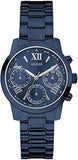 Guess F14 Chronograph Analog Blue Dial Blue Steel Strap Watch For Women - W0448L5