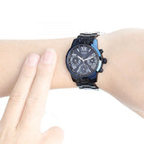 Guess F14 Chronograph Analog Blue Dial Blue Steel Strap Watch For Women - W0448L5