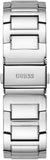 Guess Queen Quartz Silver Dial Silver Steel Strap Watch For Women - GW0464L1