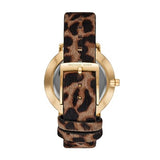 Michael Kors Pyper Three-Hand White Dial Cheetah Print Leather Strap Watch for Women - MK4751