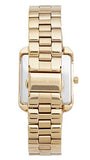 Michael Kors Lake Quartz White Dial Gold Steel Strap Watch For Women - MK3644