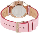 Coach Perry Floral Motif Fawn Dial Pink Leather Strap Watch for Women - 14503442