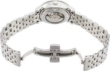 Tissot Carson Premium Automatic Lady Diamonds White Dial Silver Steel Strap Watch for Women - T122.207.11.036.00