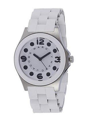 Marc Jacobs Rock White Dial White Stainless Steel Strap Watch for Women - MBM2532