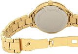 Michael Kors Slim Runway Crystals Gold Dial Gold Steel Strap Watch for Women - MK3632