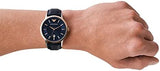 Emporio Armani Renato Analog Blue Dial Blue Leather Strap Watch For Men - AR11188