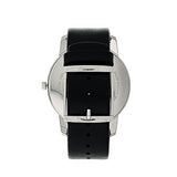 Calvin Klein City White Dial Black Leather Strap Watch for Men - K2G2G1CD