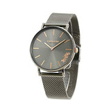 Coach Perry Grey Dial Grey Mesh Bracelet Watch for Women - 14503127