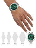Hugo Boss Champion Green Dial Silver Steel Strap Watch for Men - 1513878