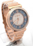 Michael Kors Kerry Mother of Pearl Dial Rose Gold Steel Strap Watch for Women - MK3333