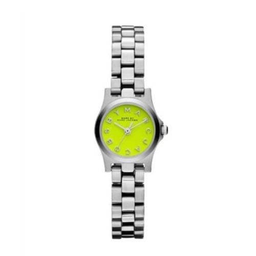 Marc Jacobs Henry Yellow Dial Silver Steel Strap Watch for Women - MBM3201