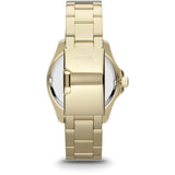 Fossil Cecile Chronograph Gold Dial Gold Steel Strap Watch for Women - AM4482