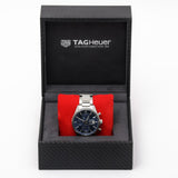 Tag Heuer Carrera Chronograph 41mm Blue Dial Silver Steel Strap Watch for Men - CBK2112.BA0715