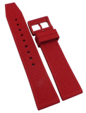 Tommy Hilfiger Denim Quartz Red Dial Red Rubber Strap Watch for Men - 1791323