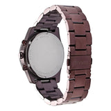 Fossil Perfect Boyfriend Multifunction Maroon Dial Maroon Steel Strap Watch for Women - ES4110