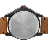 Gucci G-Timeless Chronograph Black Dial Brown Leather Strap Watch For Men - YA126271