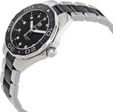 Tag Heuer Aquaracer Quartz Black Dial Two Tone Steel Strap Watch for Women - WAY131C.BA0913