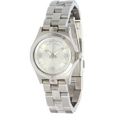 Marc Jacobs Baby Dave Silver Dial Silver Steel Strap Watch for Women - MBM3234