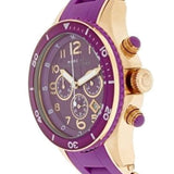 Marc Jacobs Rock Purple Dial Purple Stainless Steel Strap Watch for Women - MBM2576