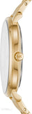 Michael Kors Pyper Quartz Gold Dial Gold Steel Strap Watch For Women - MK3898