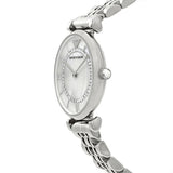 Emporio Armani Gianni T-Bar Mother of Pearl Dial Silver Stainless Steel Watch For Women - AR1908