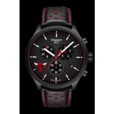 Tissot T Sport Chrono XL NBA Teams Special Chicago Bulls Edition Black Dial Black Leather Strap Watch for Men - T116.617.36.051.00