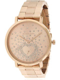 Michael Kors Jaryn Rose Gold Dial Rose Gold Steel Strap Watch for Women - MK3621